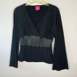 Thalia Sodi size Medium black long sleeve top